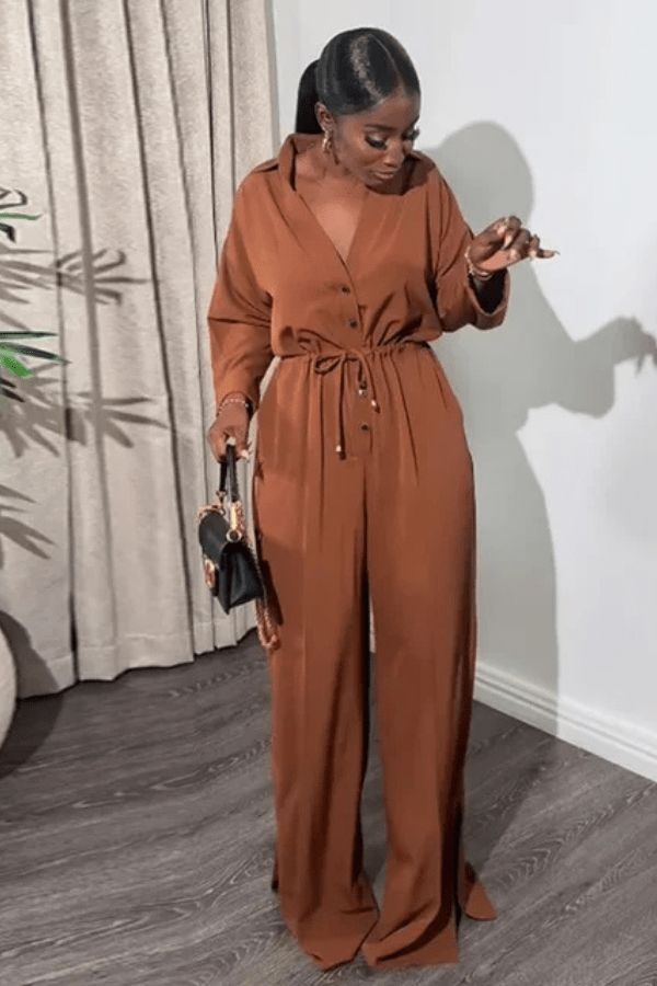 Combi Pantalon Terracotta