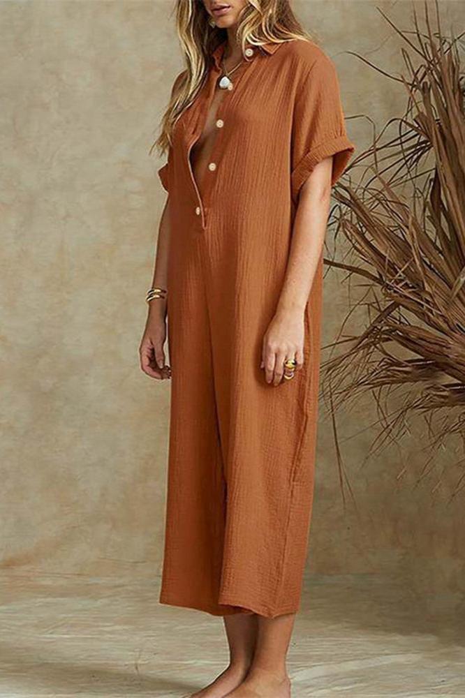 Combinaison Terracotta Barboteuse