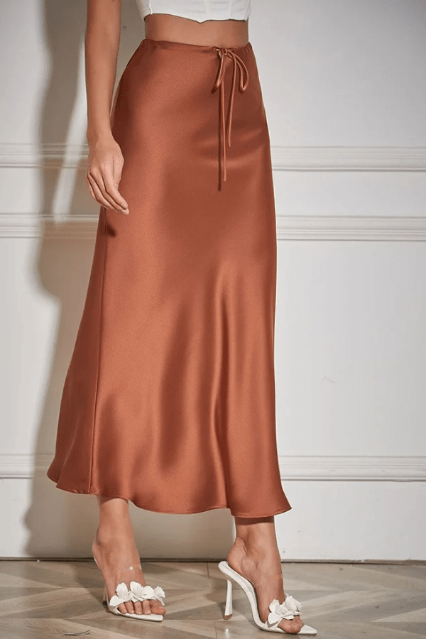 Jupe Longue Terracotta de Mariage