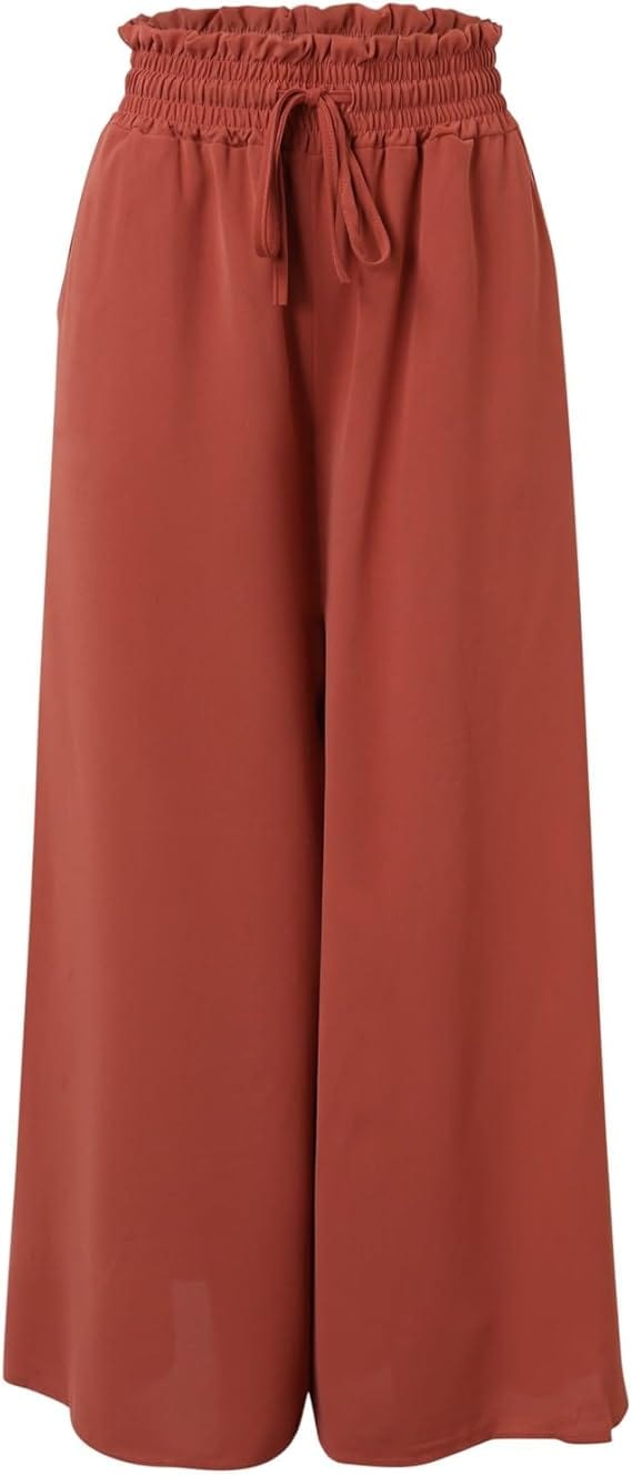 Pantalon Fluide Terracotta