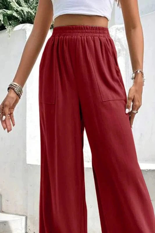 Pantalon Large Terracotta
