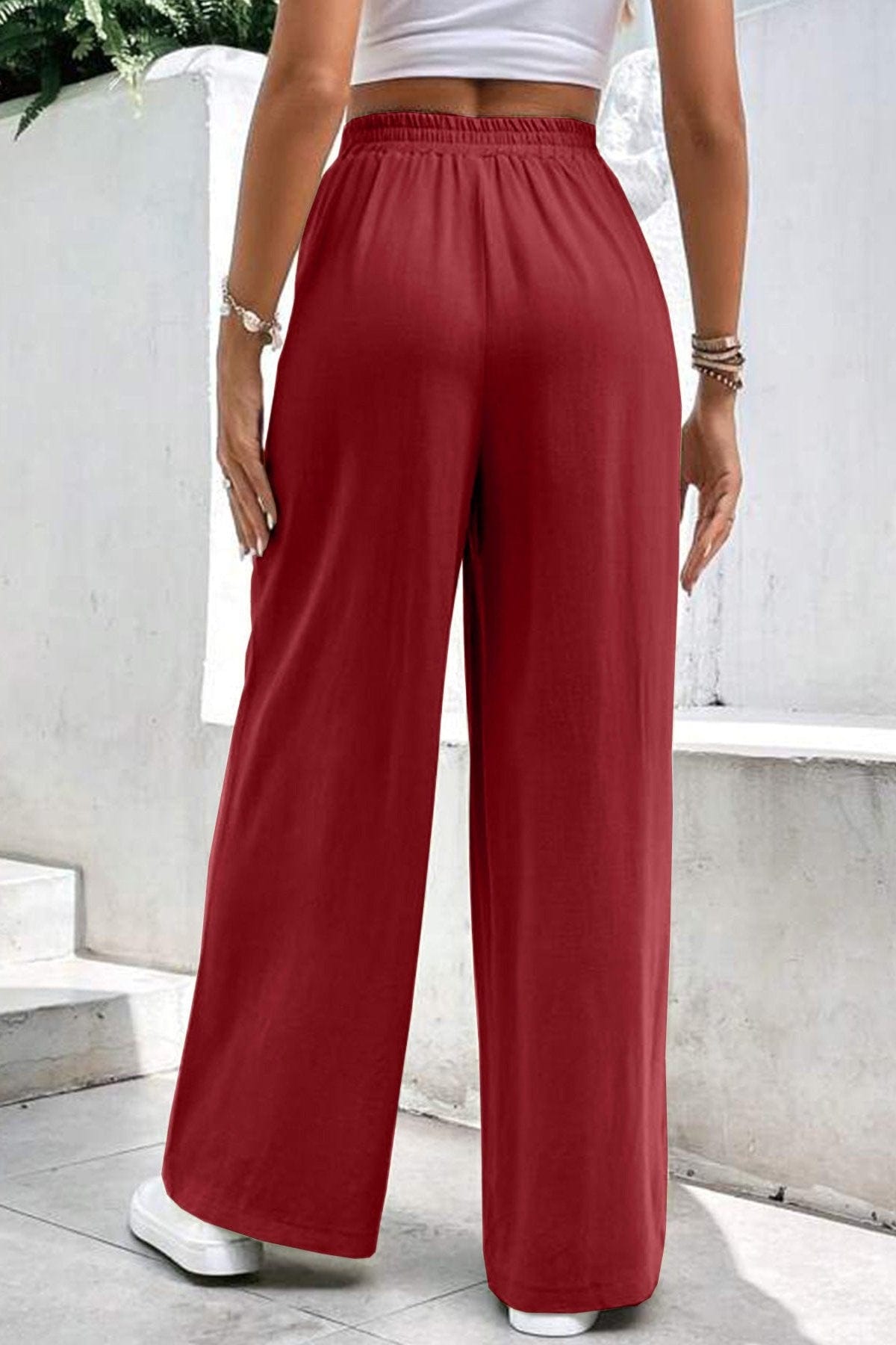 Pantalon Large Terracotta