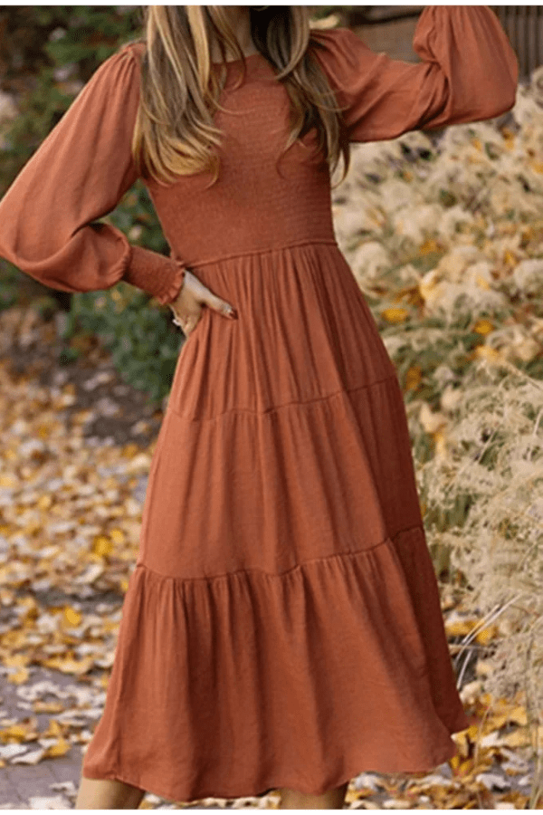 Robe Bohème Chic Terracotta
