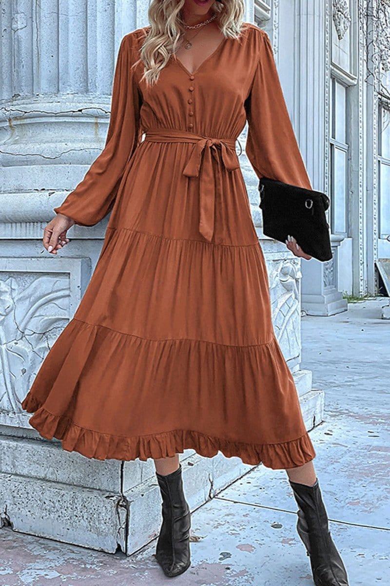 Robe Bohème Terracotta