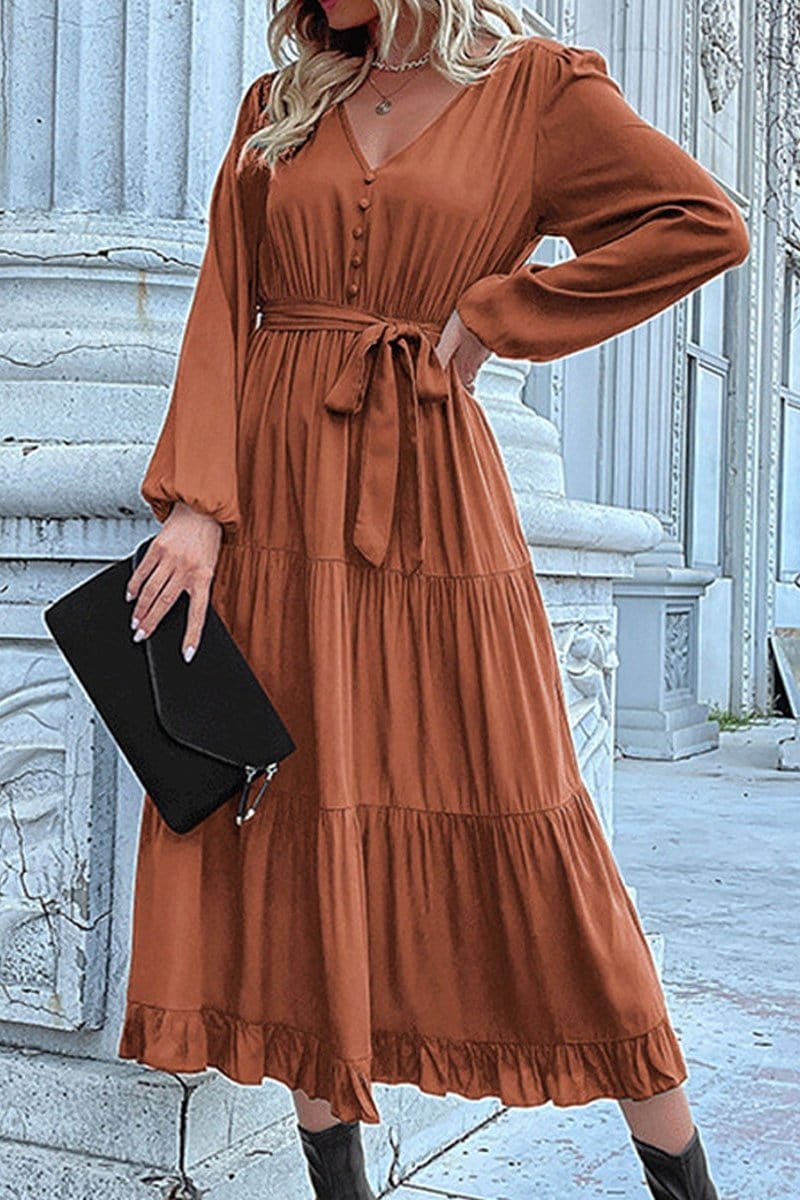 Robe Bohème Terracotta