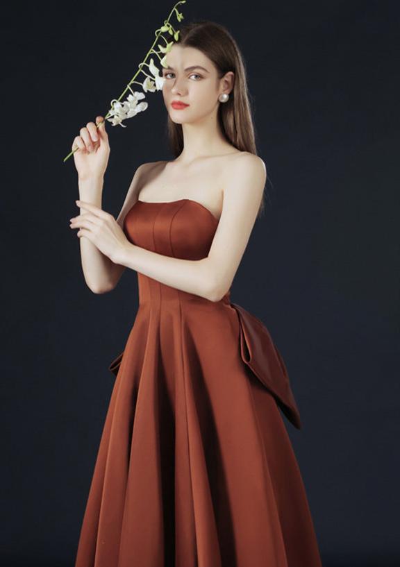Robe Bustier Terracotta