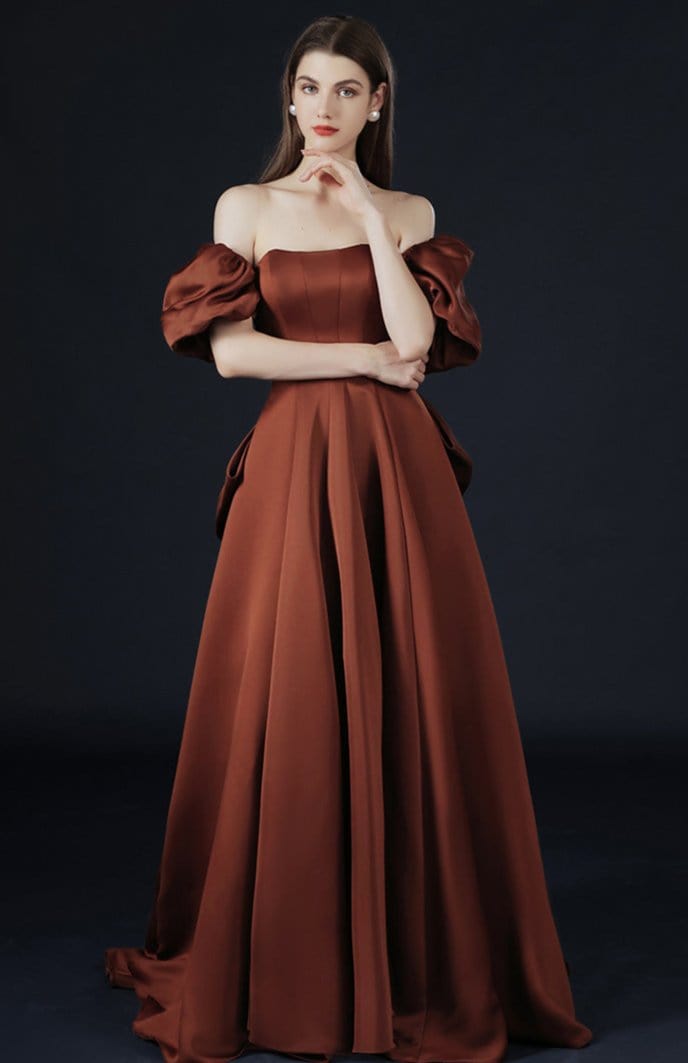 Robe Bustier Terracotta