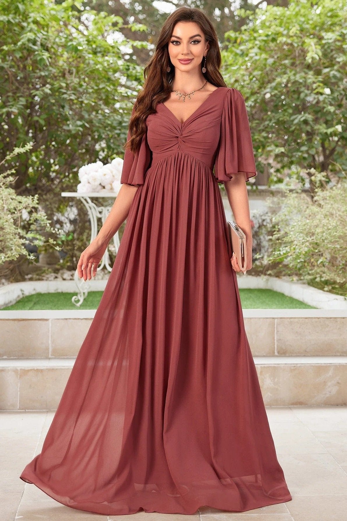 Robe Champêtre Terracotta