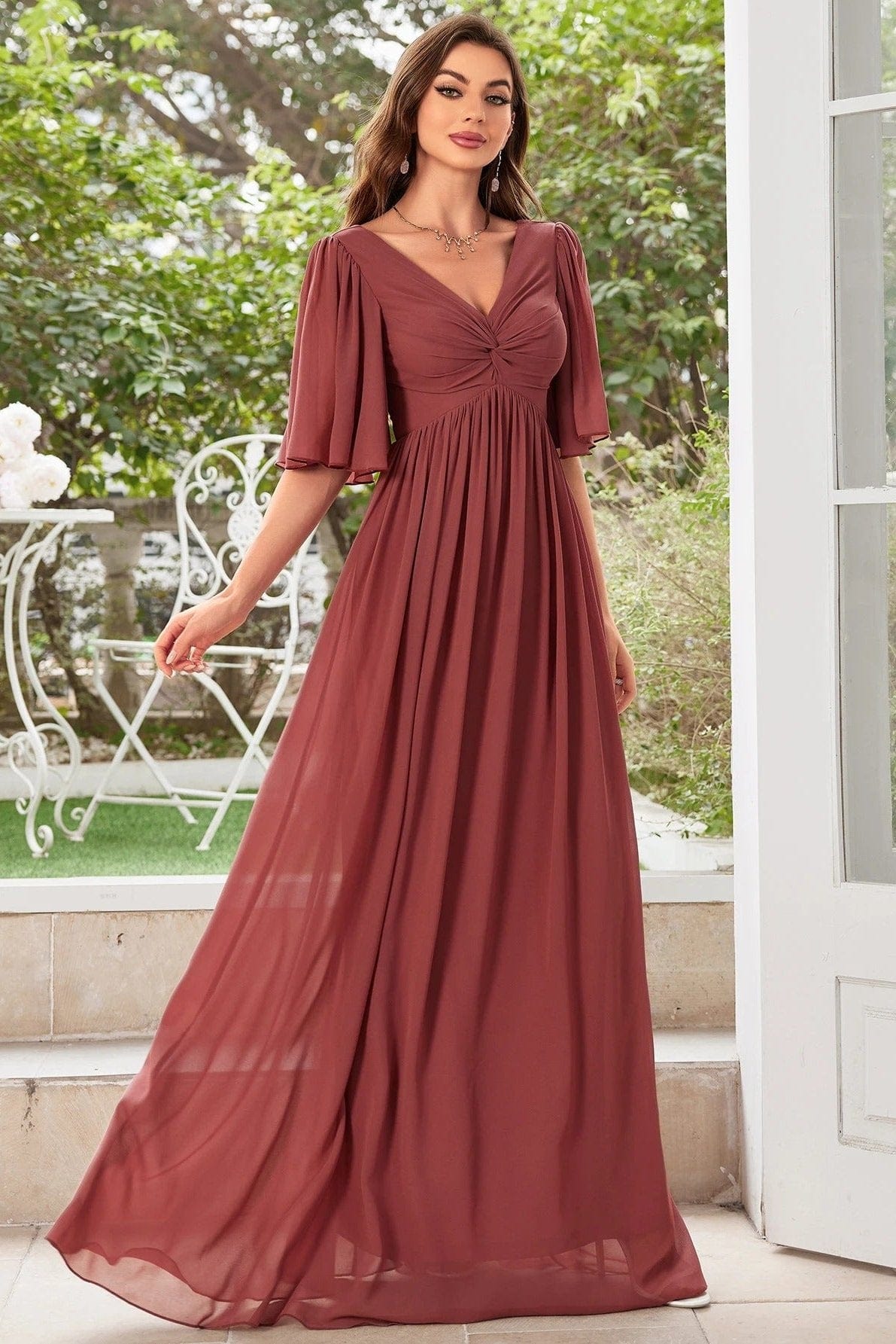 Robe Champêtre Terracotta