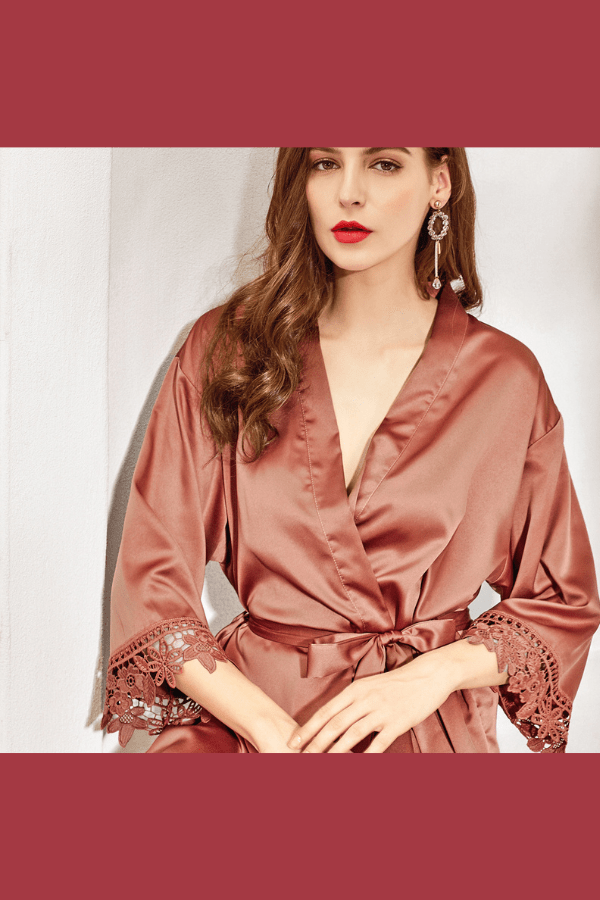 Robe Chemise de Nuit Terracotta