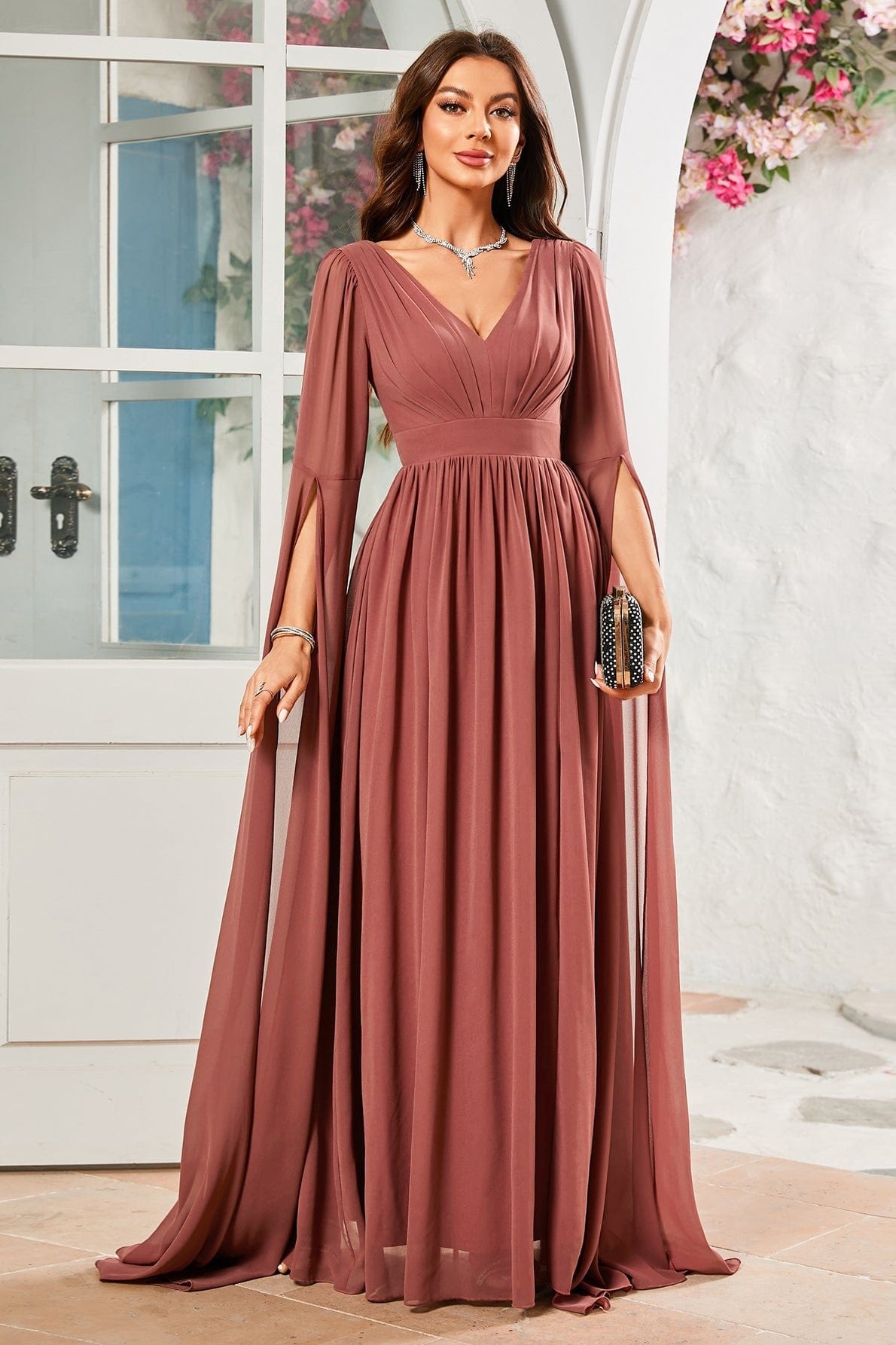 Robe Cintrée Terracotta