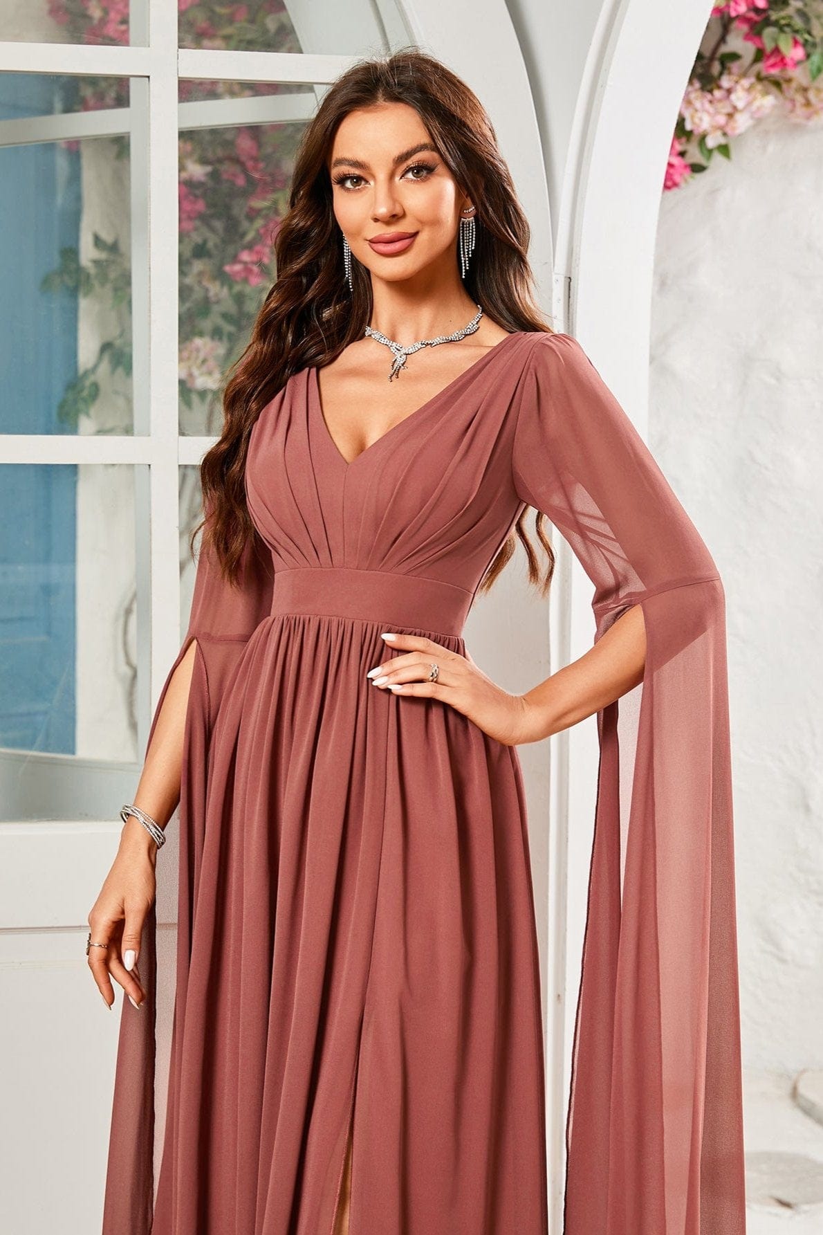 Robe Cintrée Terracotta