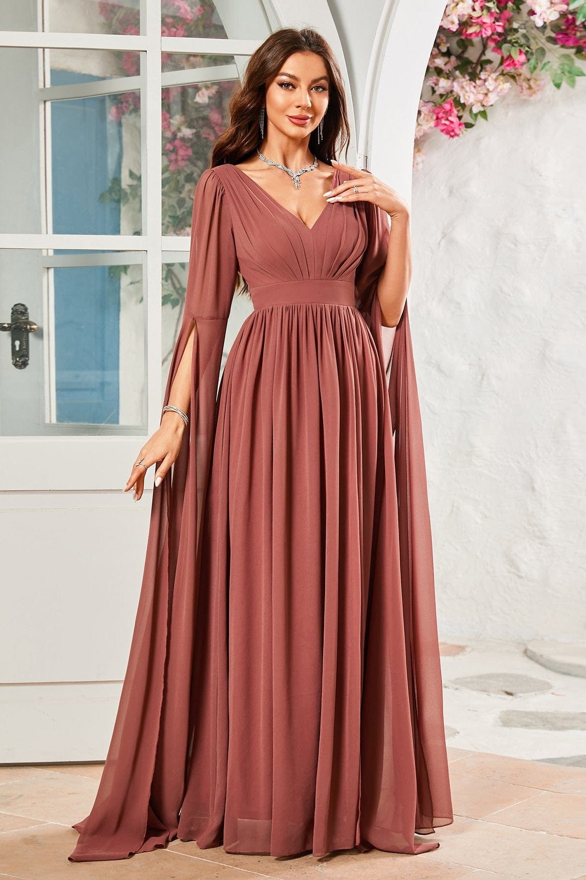 Robe Cintrée Terracotta