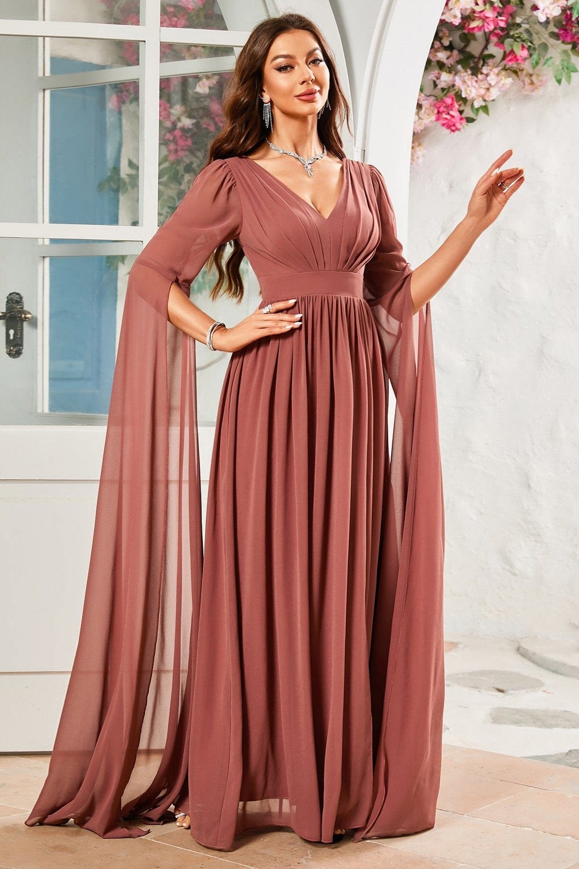 Robe Cintrée Terracotta