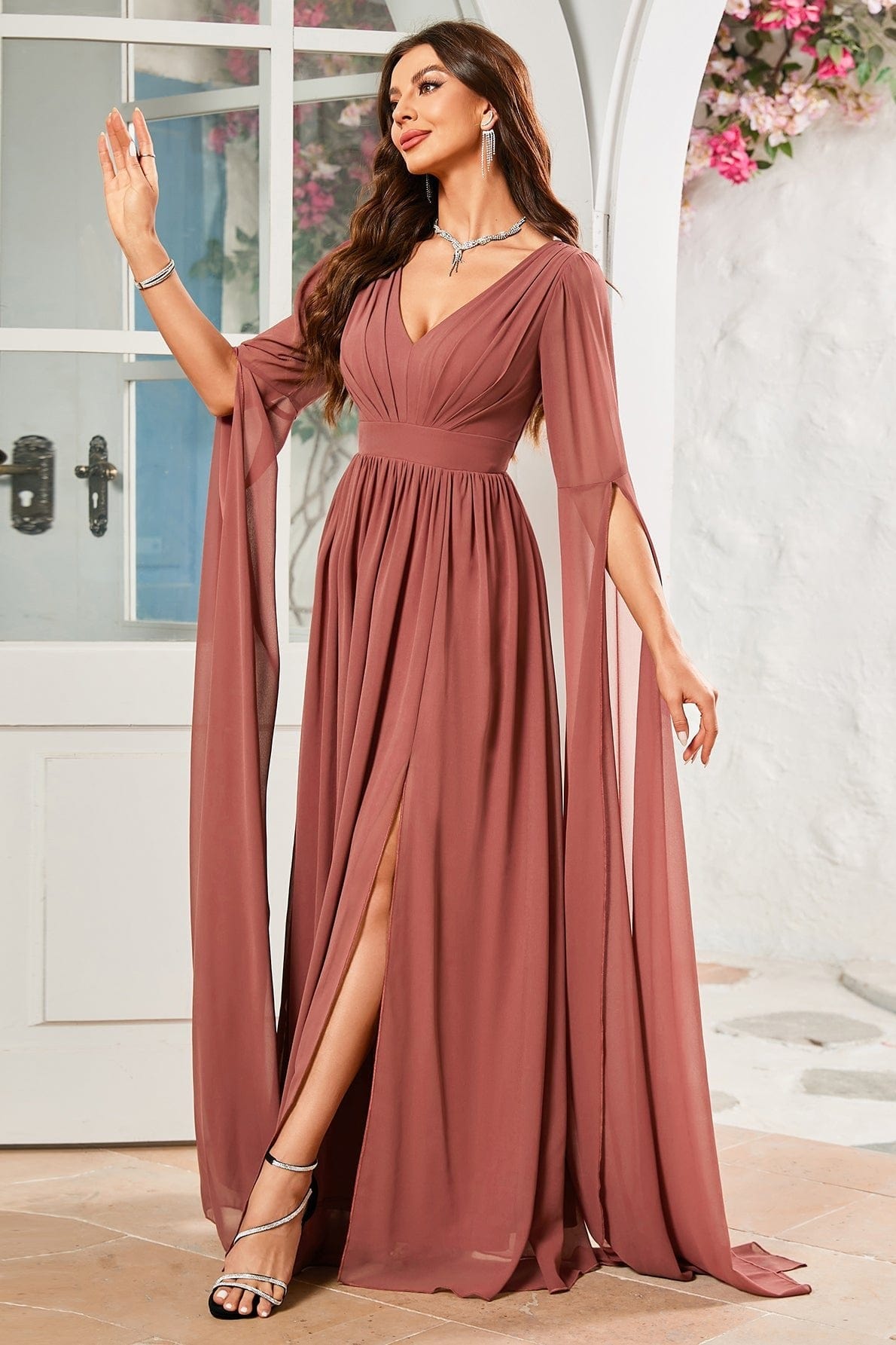 Robe Cintrée Terracotta