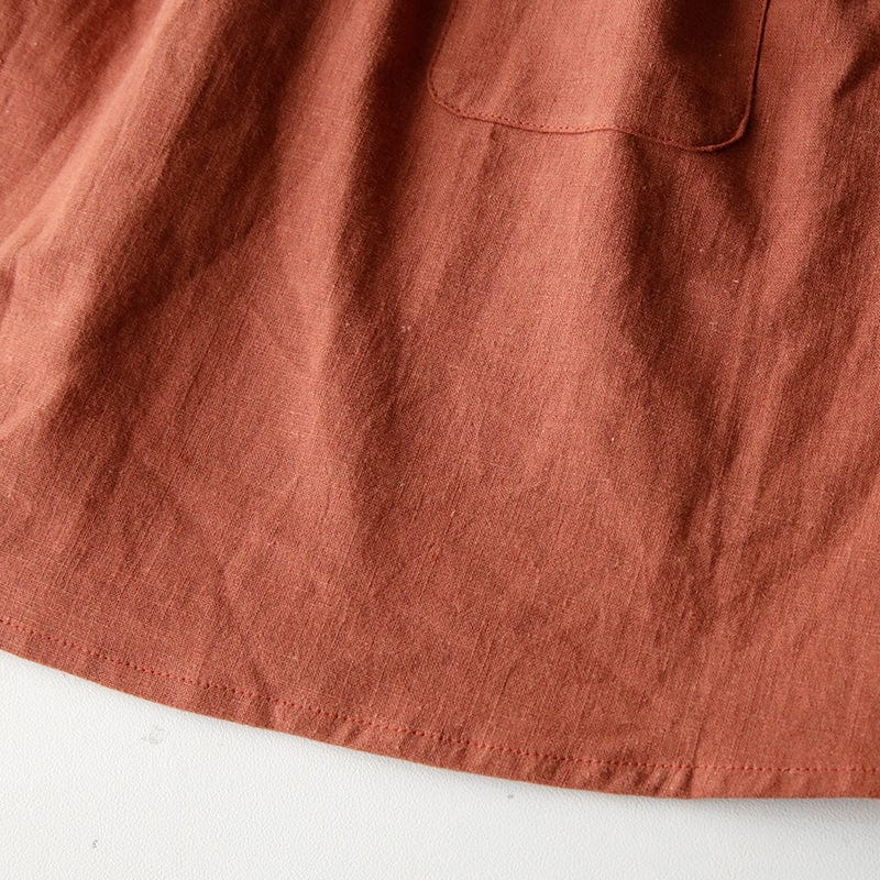 Robe Fille Terracotta