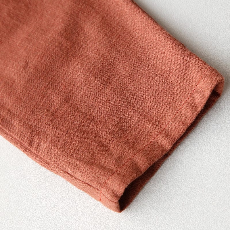 Robe Fille Terracotta