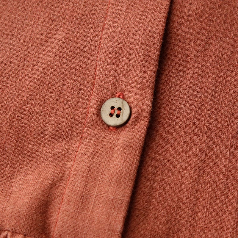 Robe Fille Terracotta