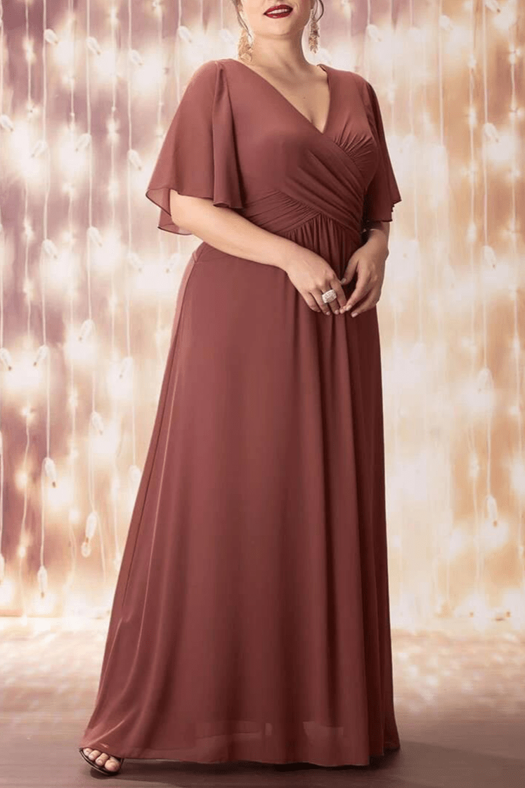 Robe Fluide Terracotta