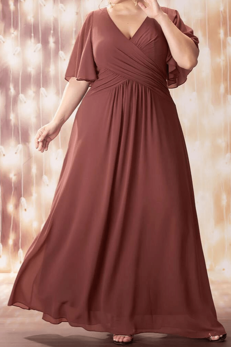 Robe Fluide Terracotta