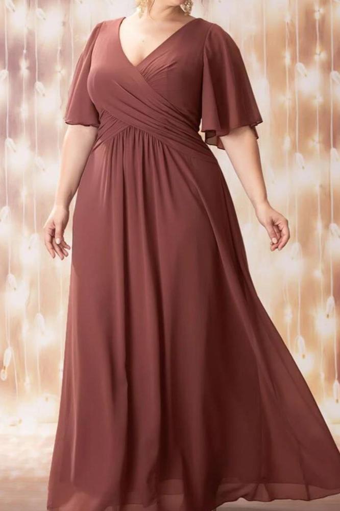 Robe Fluide Terracotta