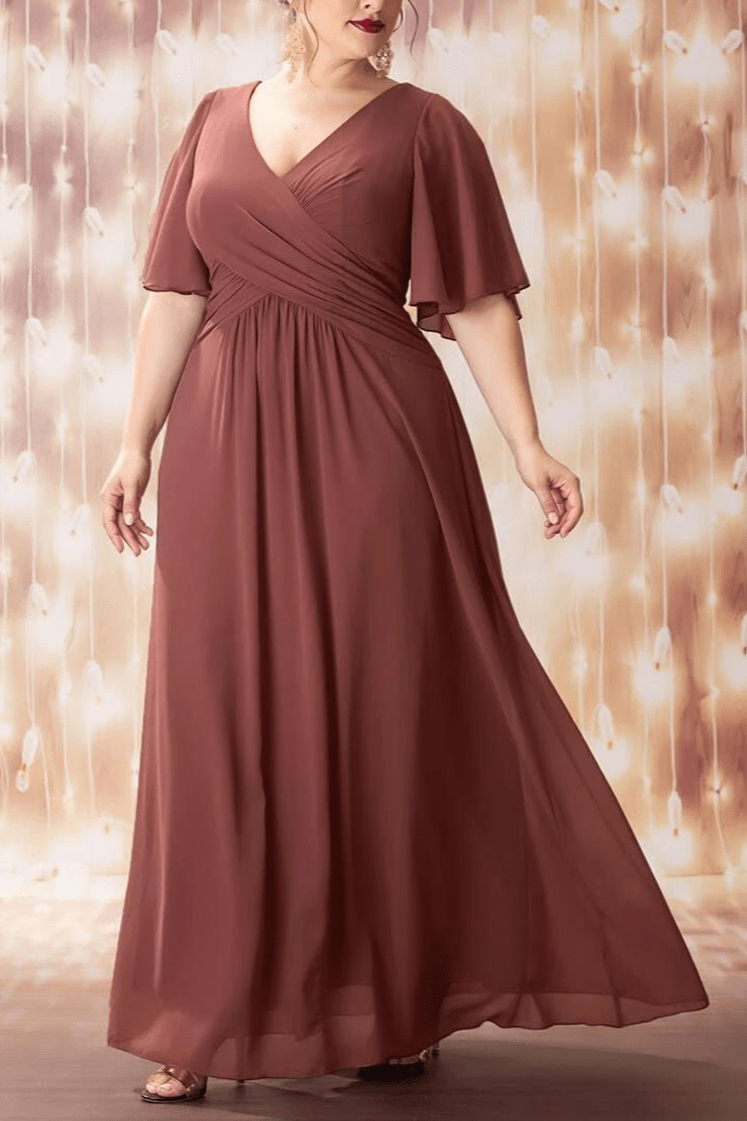 Robe Fluide Terracotta