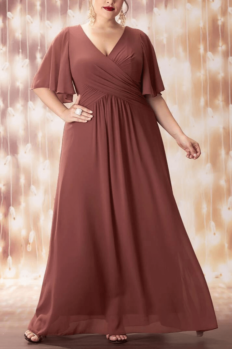 Robe Fluide Terracotta