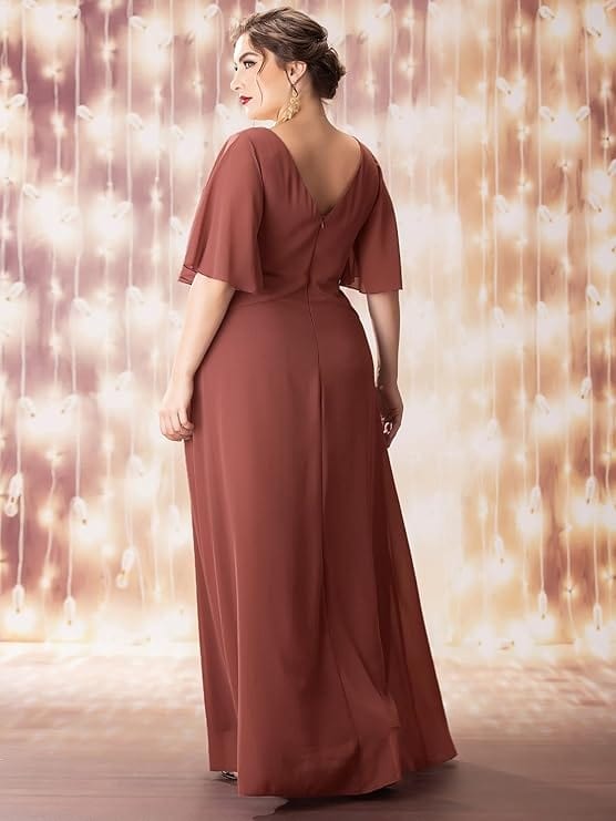 Robe Fluide Terracotta