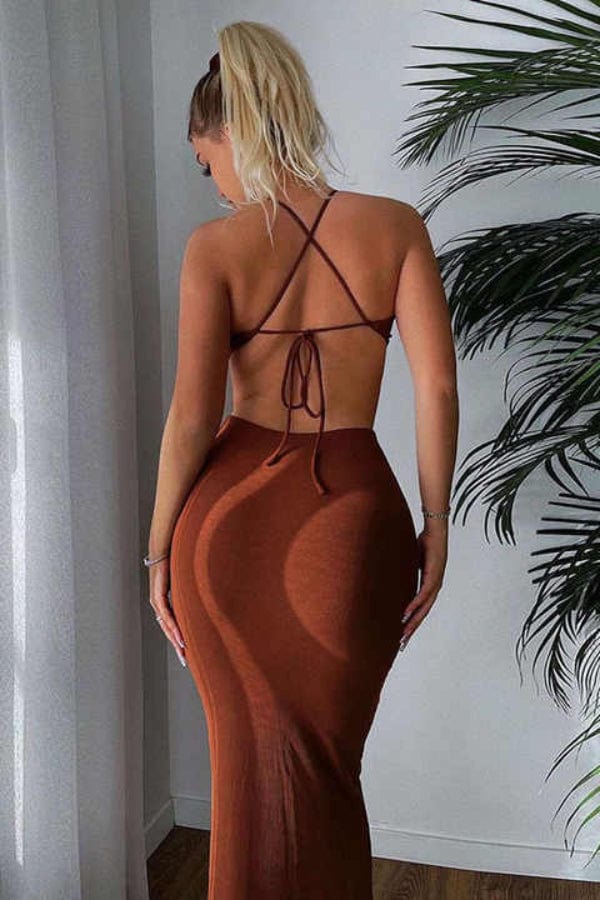 Robe Fourreau Terracotta