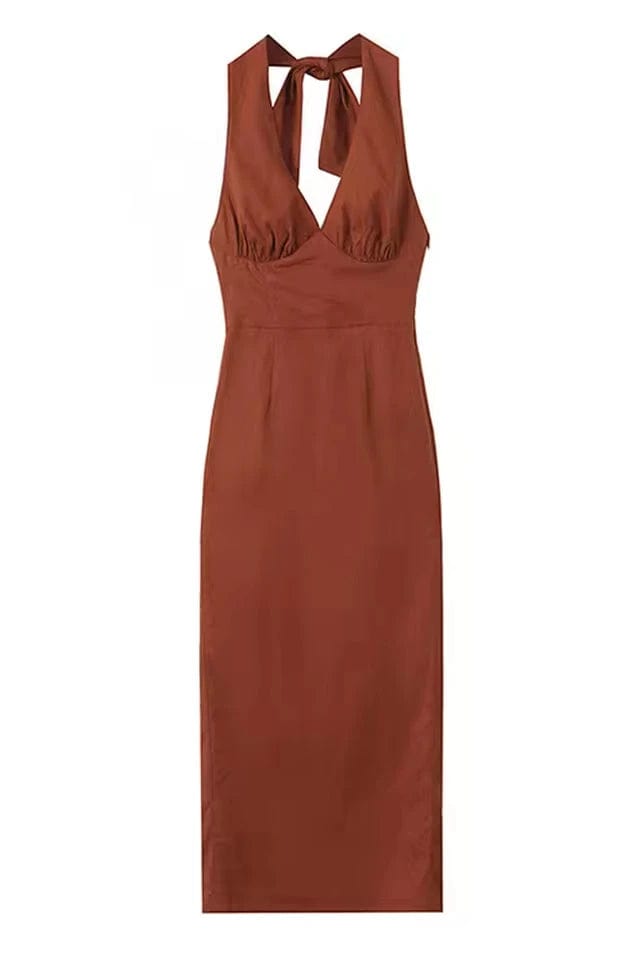 Robe Habillée terracotta