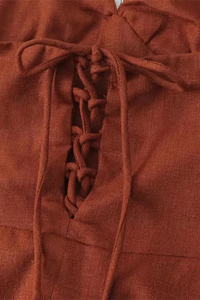 Robe Habillée terracotta