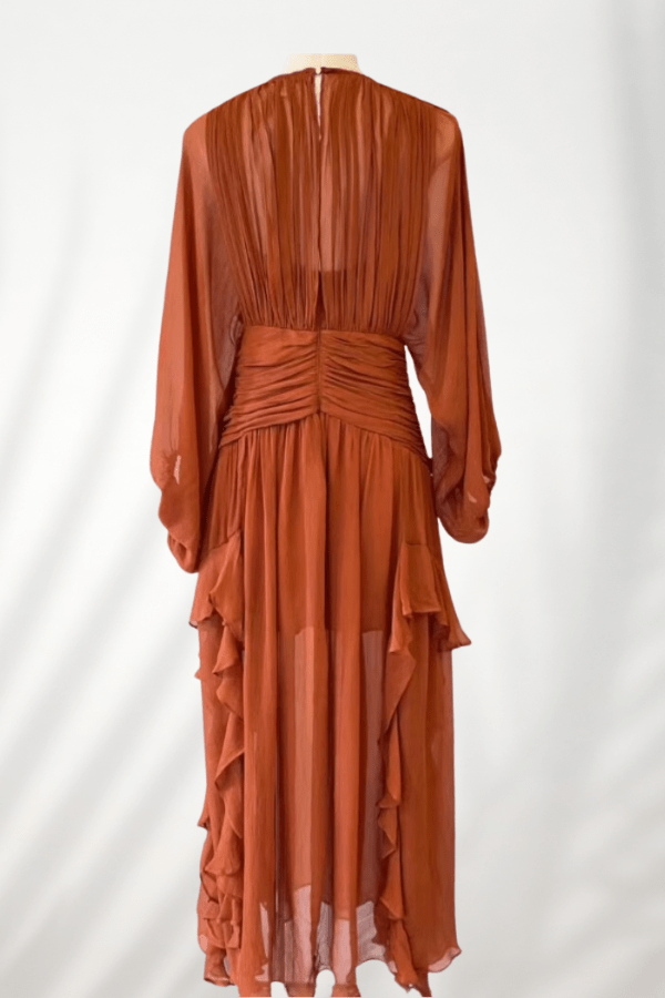 Robe Longue Terracotta Bohème