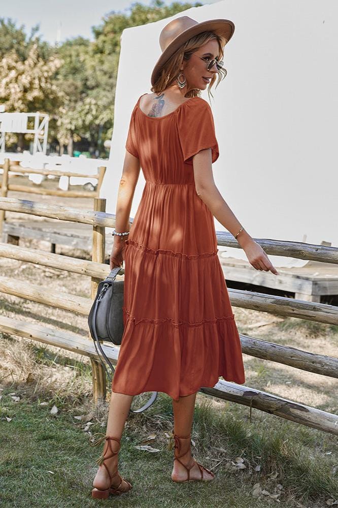 Robe Midi Terracotta