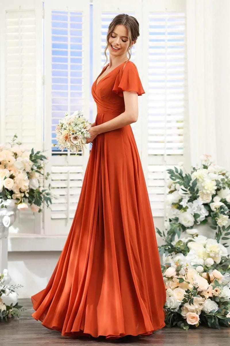 Robe Témoin de Mariage Terracotta