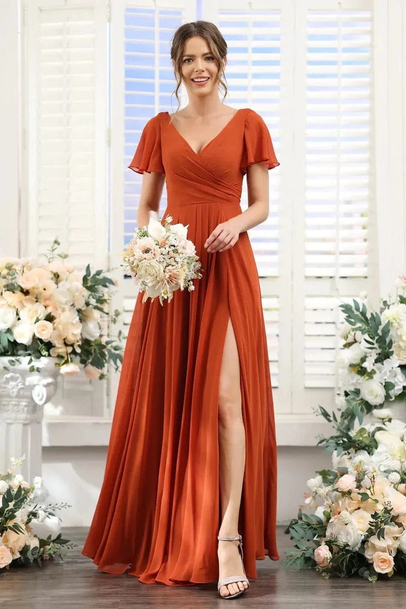 Robe Témoin de Mariage Terracotta