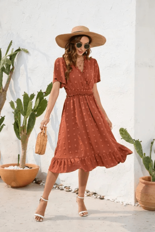 Robe Terracotta d'Automne