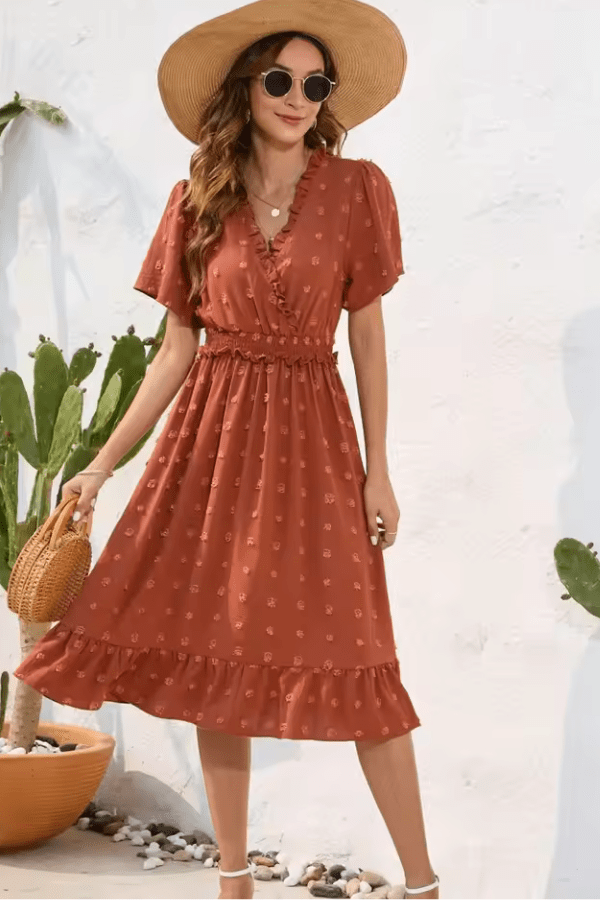 Robe Terracotta d'Automne