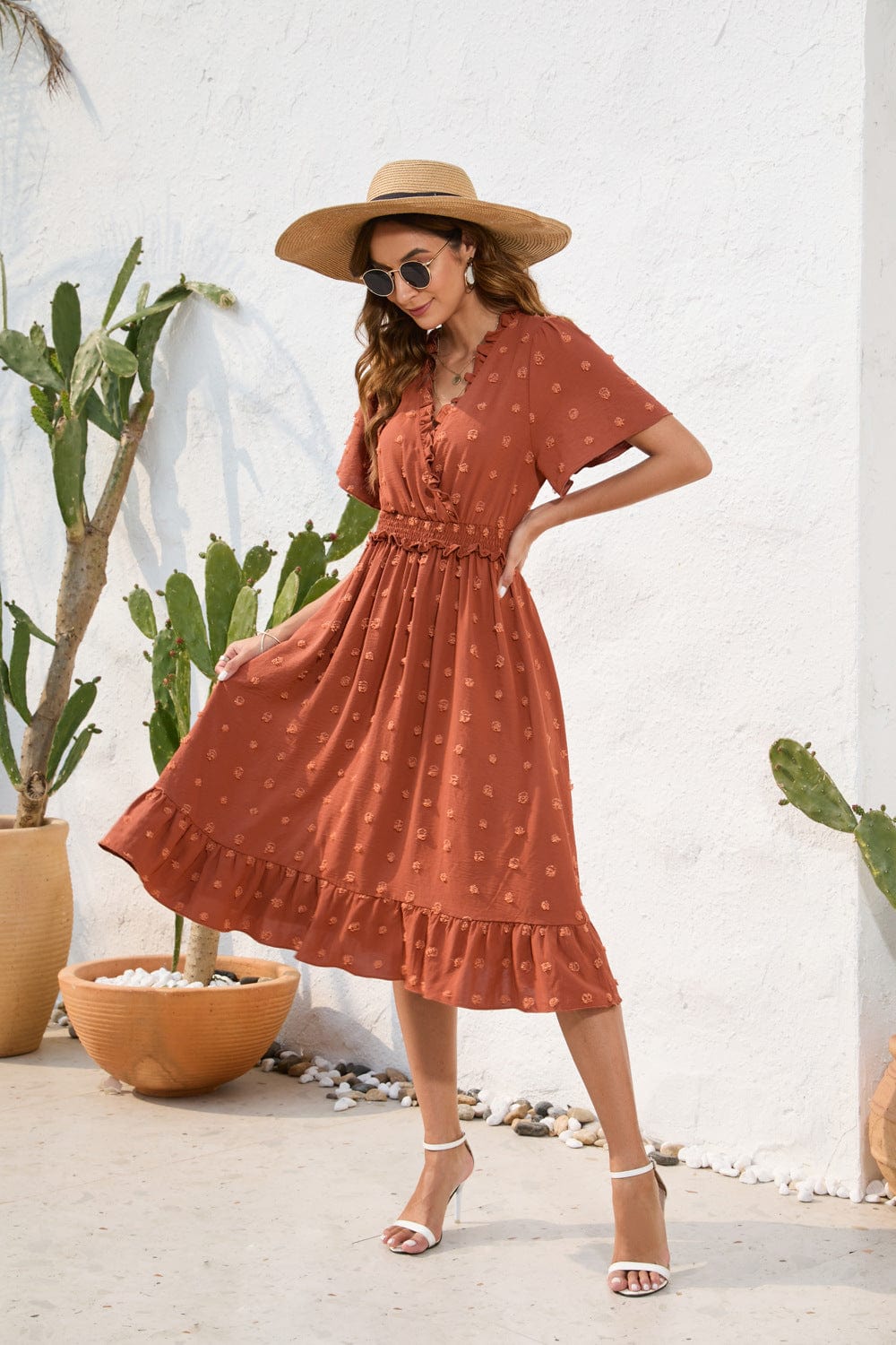 Robe Terracotta d'Automne