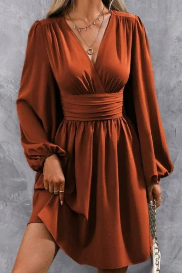 Robe Trapèze Terracotta